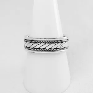 Oxidised Wedding Band For Men
