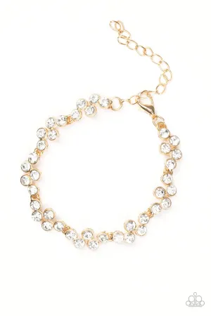 Paparazzi Bracelet ~ Still GLOWING Strong - Gold