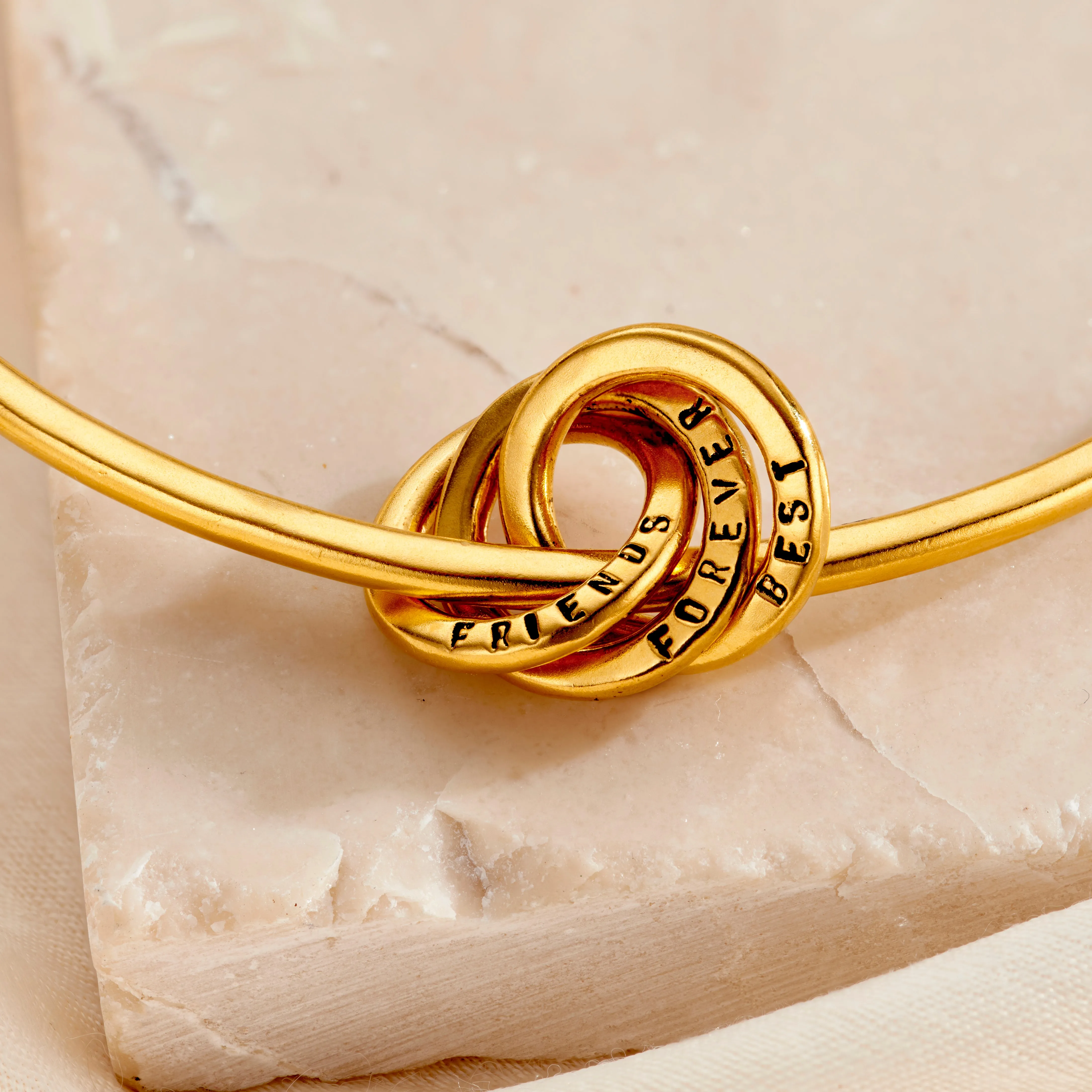 Personalised Russian Ring Charm Bangle