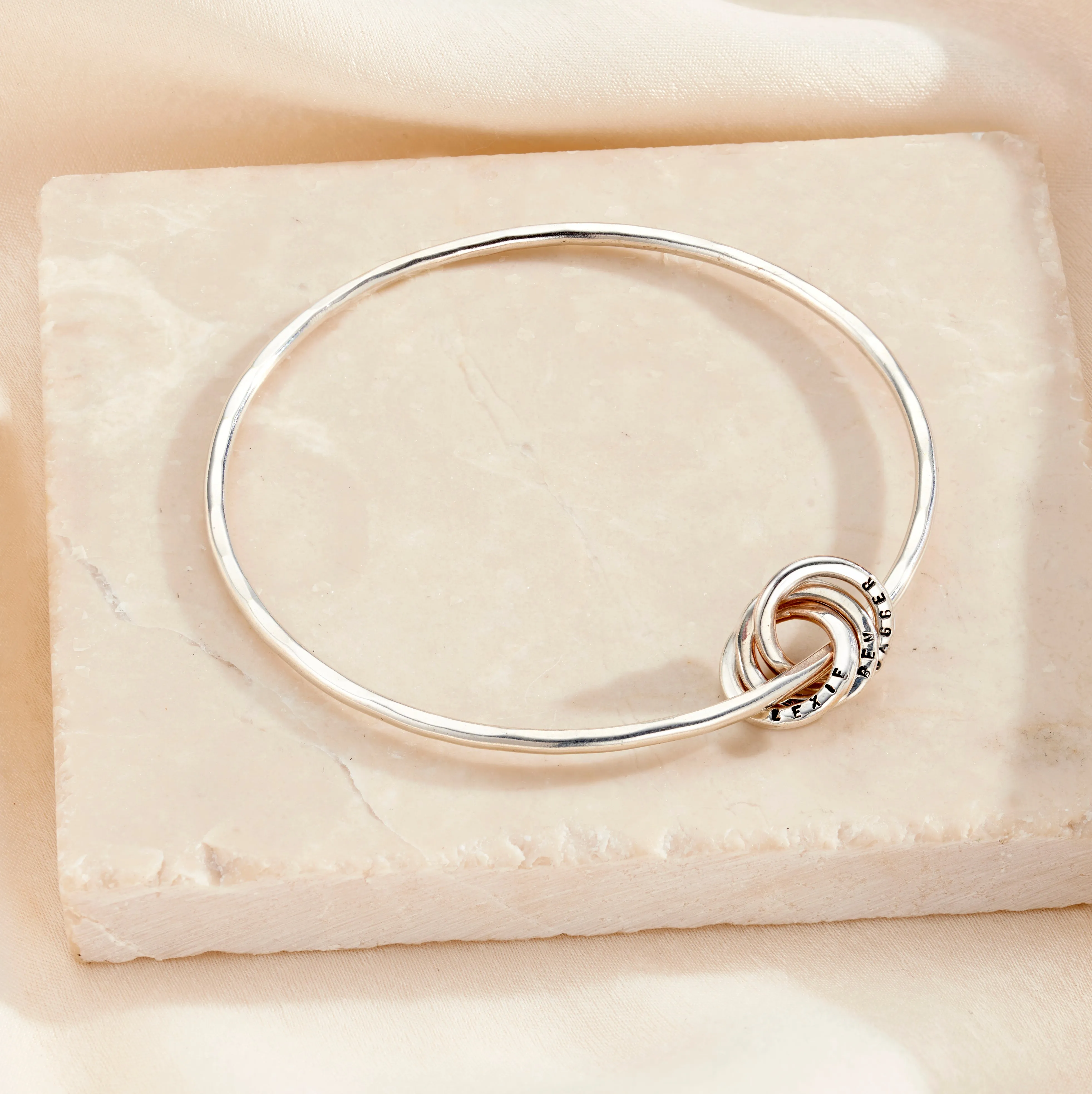 Personalised Russian Ring Charm Bangle