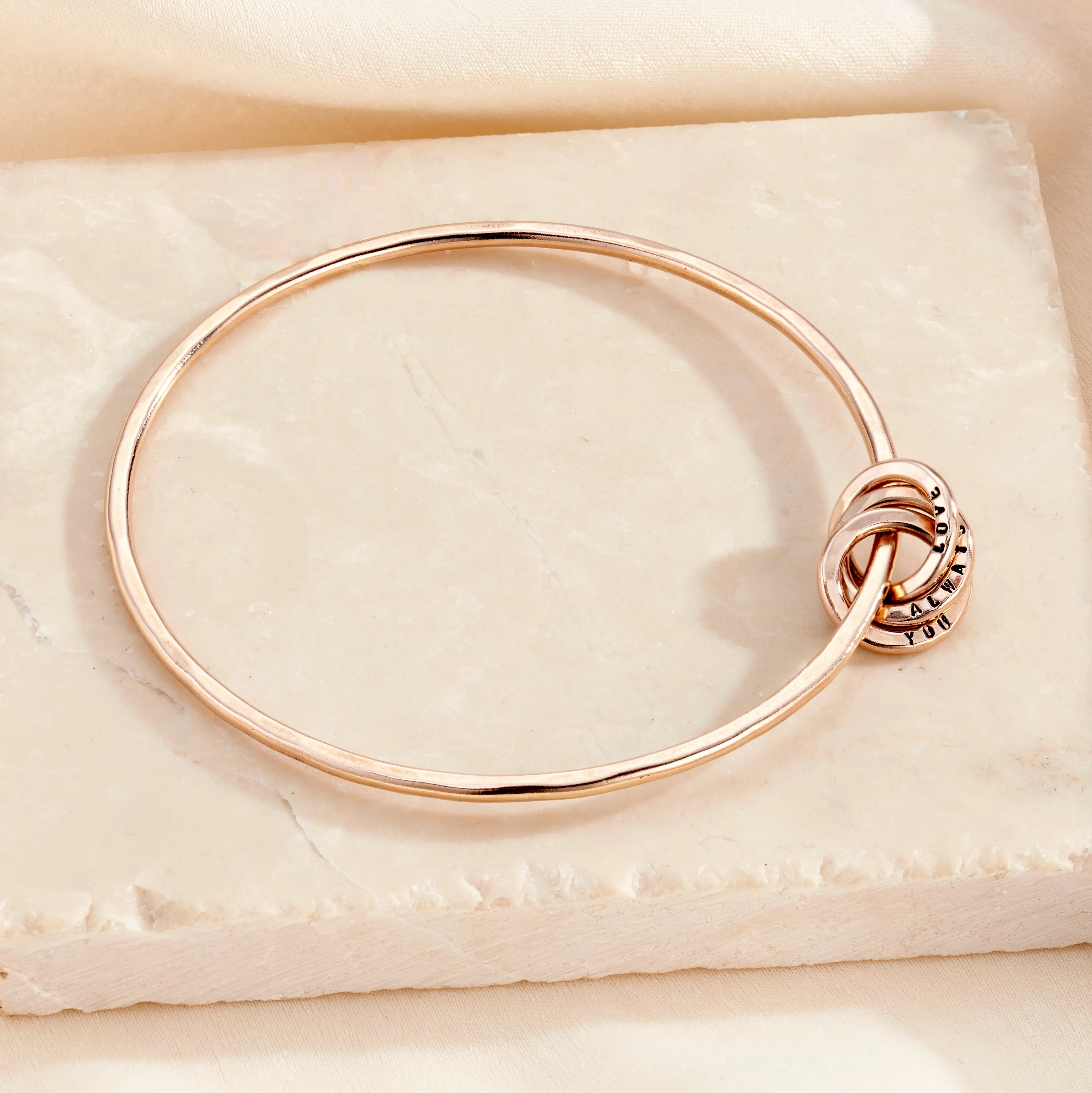 Personalised Russian Ring Charm Bangle