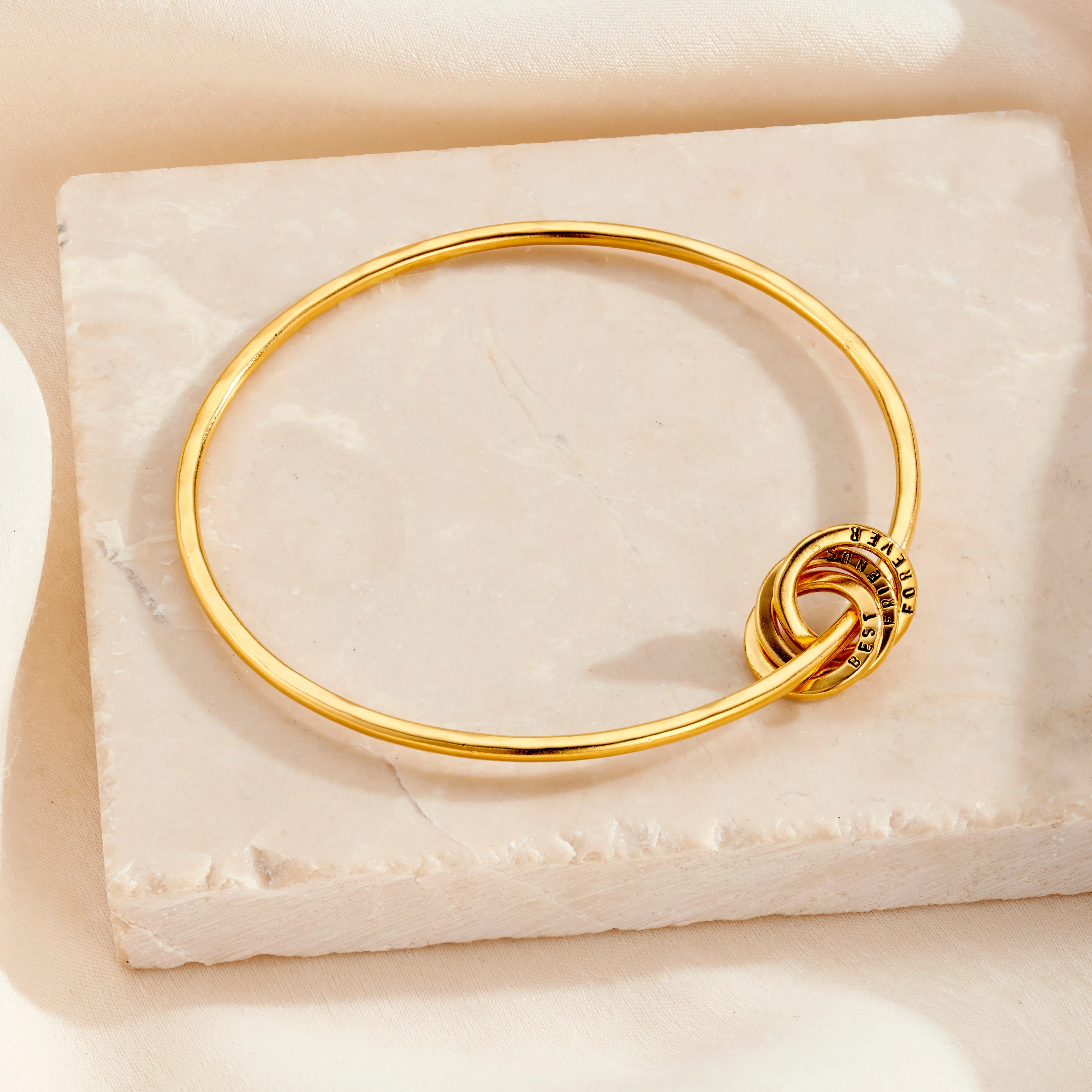 Personalised Russian Ring Charm Bangle