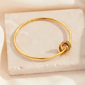 Personalised Russian Ring Charm Bangle