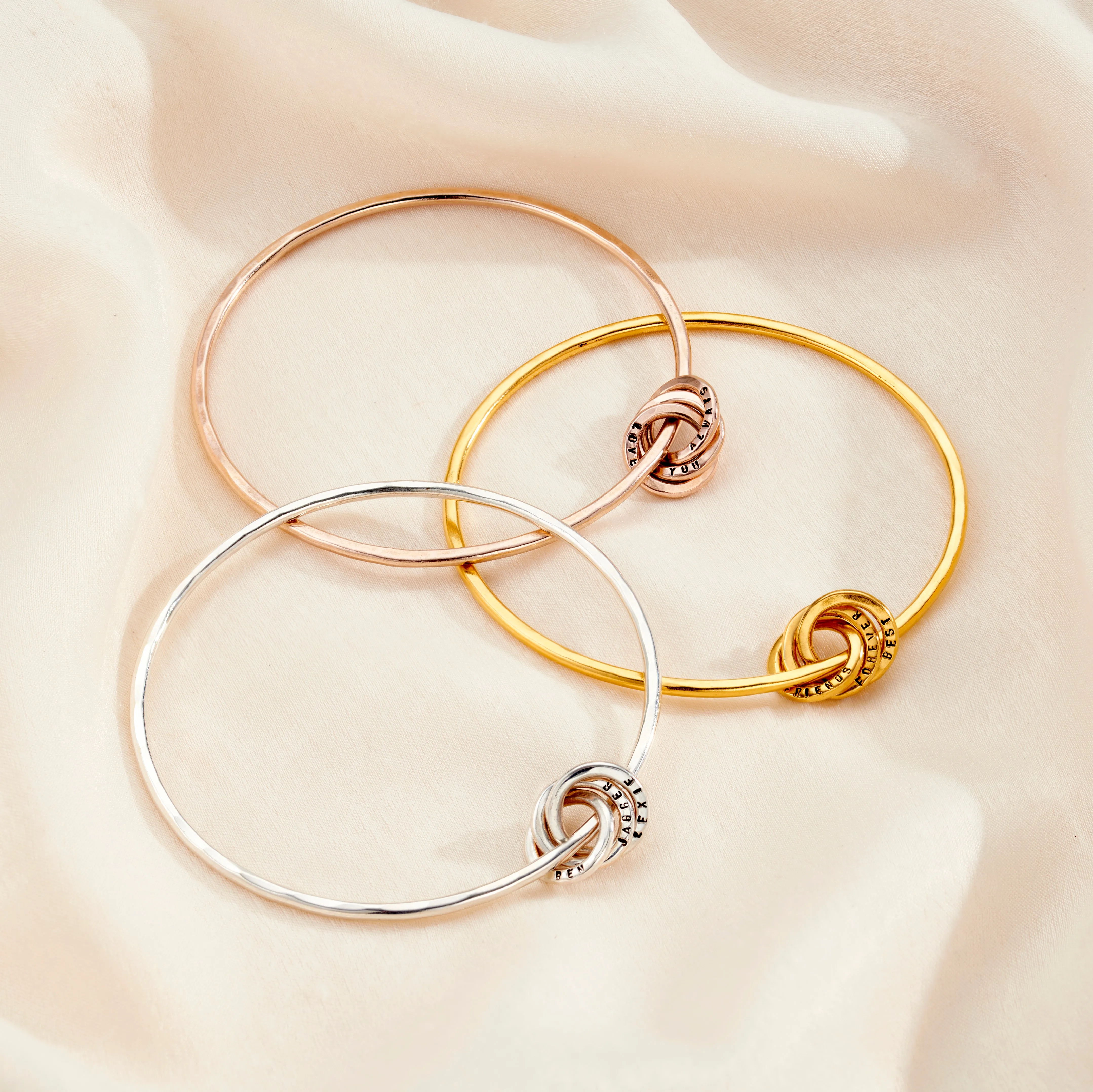 Personalised Russian Ring Charm Bangle