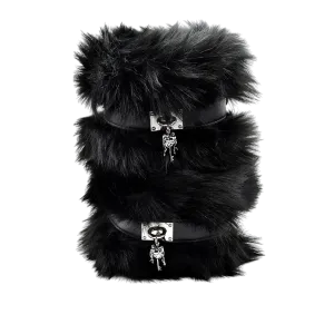 Puff Cuffs in Black