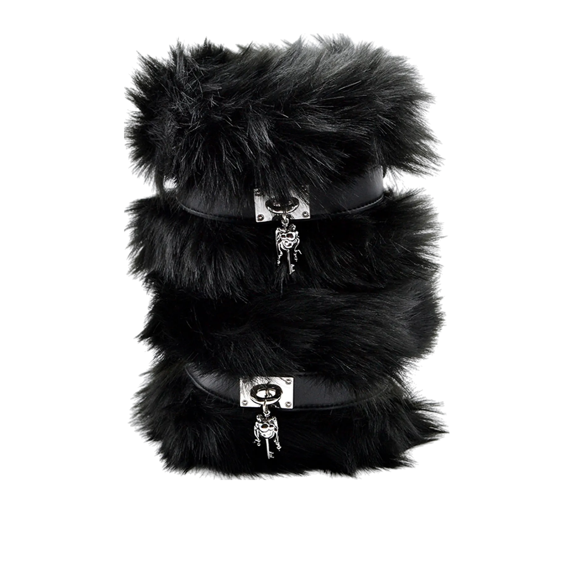 Puff Cuffs in Black