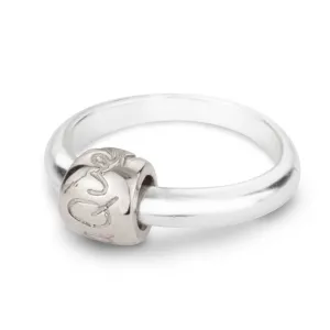 Que Sera Silver Charm Ring