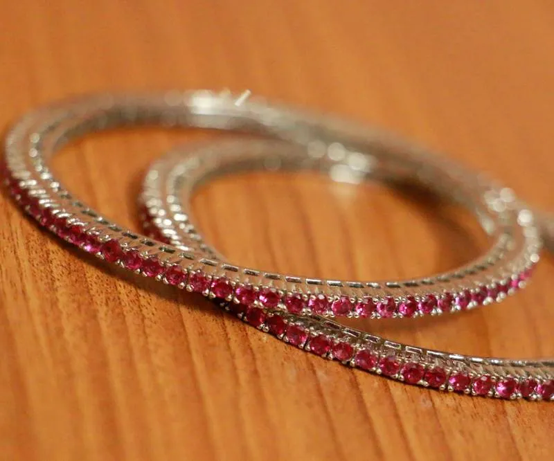 RED RUBY BANGLES-AND-BRACELETS