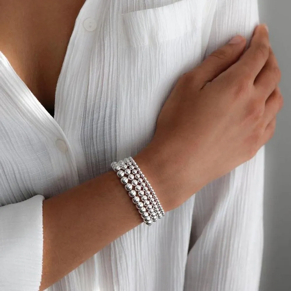 Stainless Steel Beaded Bracelets