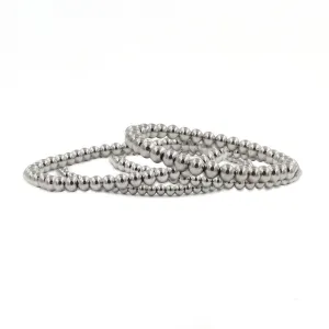 Stainless Steel Beaded Bracelets