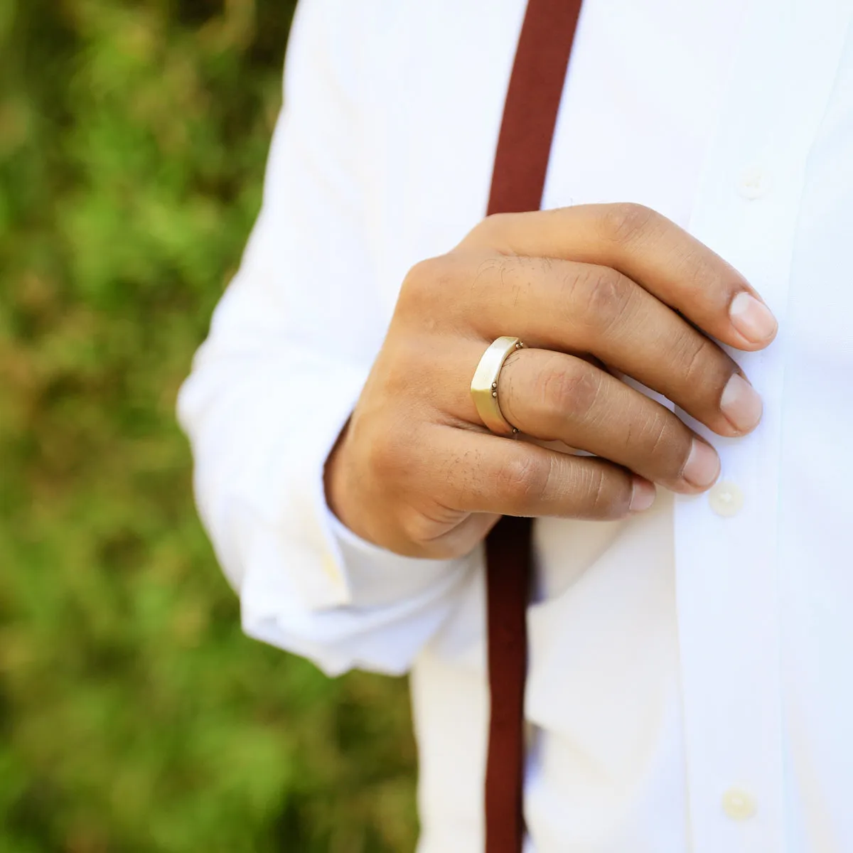 Strong   True Narrow Ring [14k Gold]