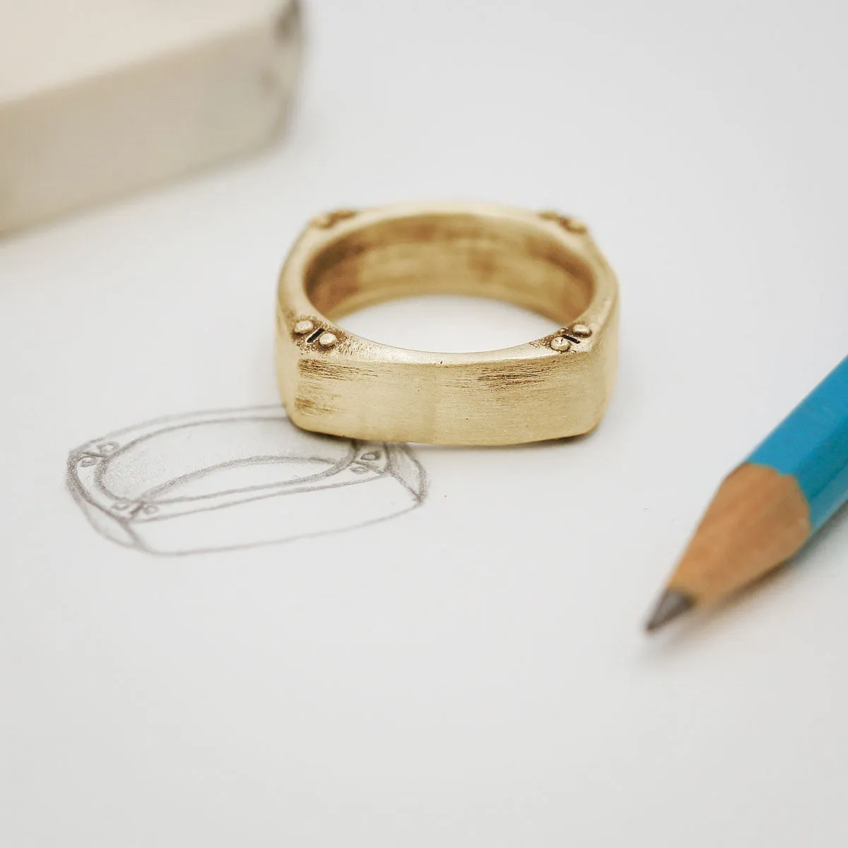 Strong   True Narrow Ring [14k Gold]
