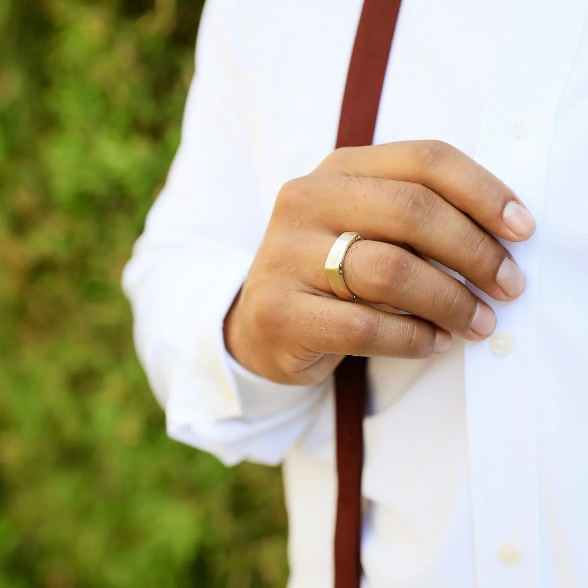 Strong   True Narrow Ring [14k Gold]