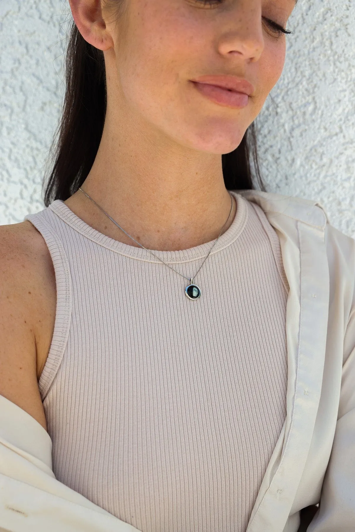 Theia Necklace in Sterling Silver
