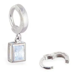 TummyToys® Emerald Cut CZ Belly Huggy