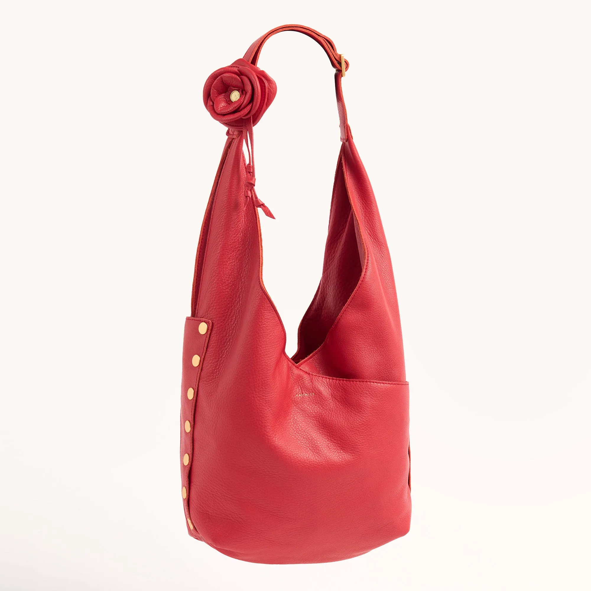 Vince Floral Charm | Poppy Red/Brushed Gold