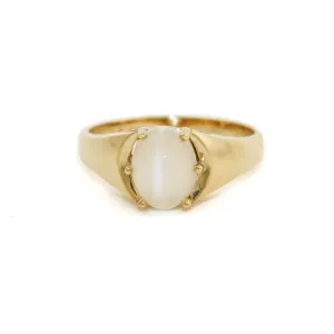 Vintage 10K Gold Moonstone Ring