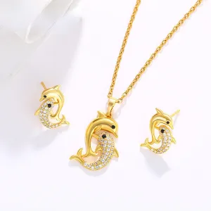 Wholesale Animal Whale Alloy Pendant