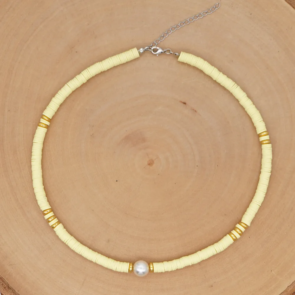 Wholesale Bohemian Polyfoam Pearl Necklace