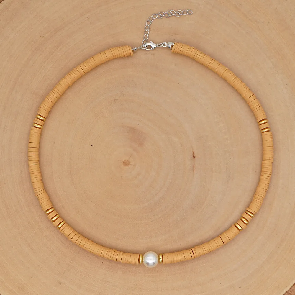 Wholesale Bohemian Polyfoam Pearl Necklace