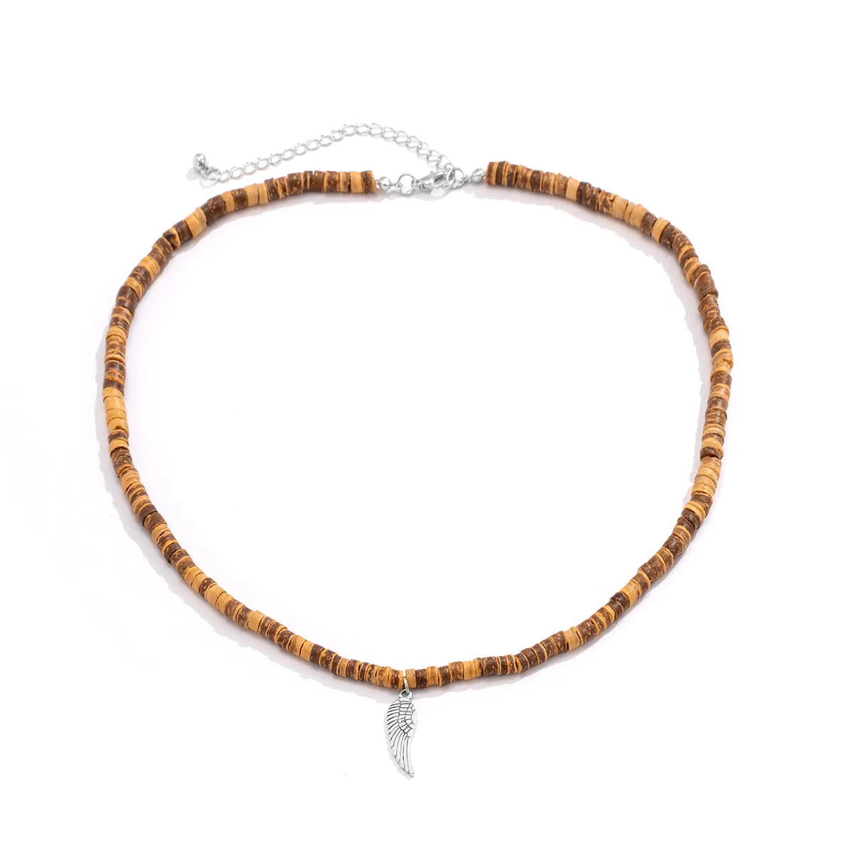 Wholesale Bohemian Wood Bead Stitching Necklace Necklaces