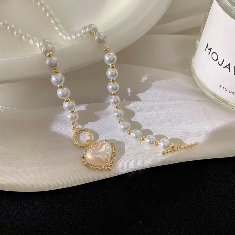 Wholesale Collarbone Mixed Material Necklaces