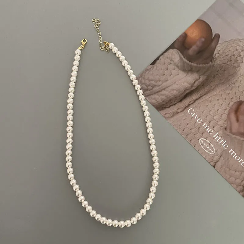 Wholesale Collarbone Mixed Material Necklaces