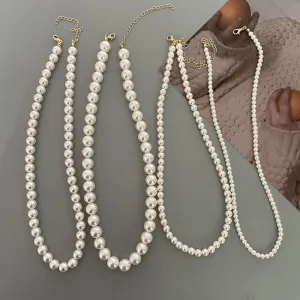 Wholesale Collarbone Mixed Material Necklaces