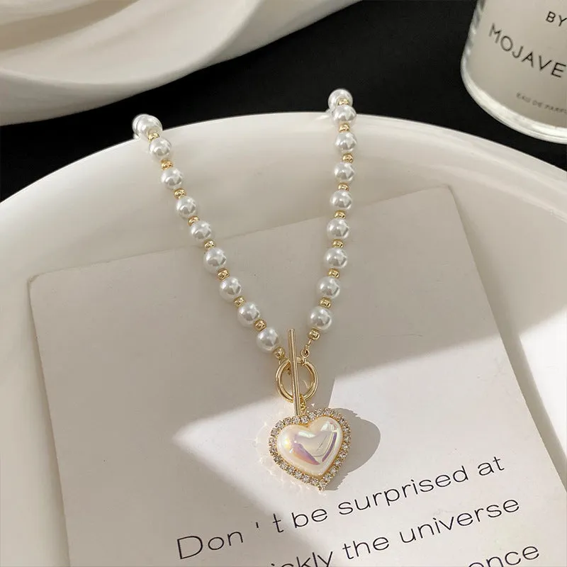Wholesale Collarbone Mixed Material Necklaces