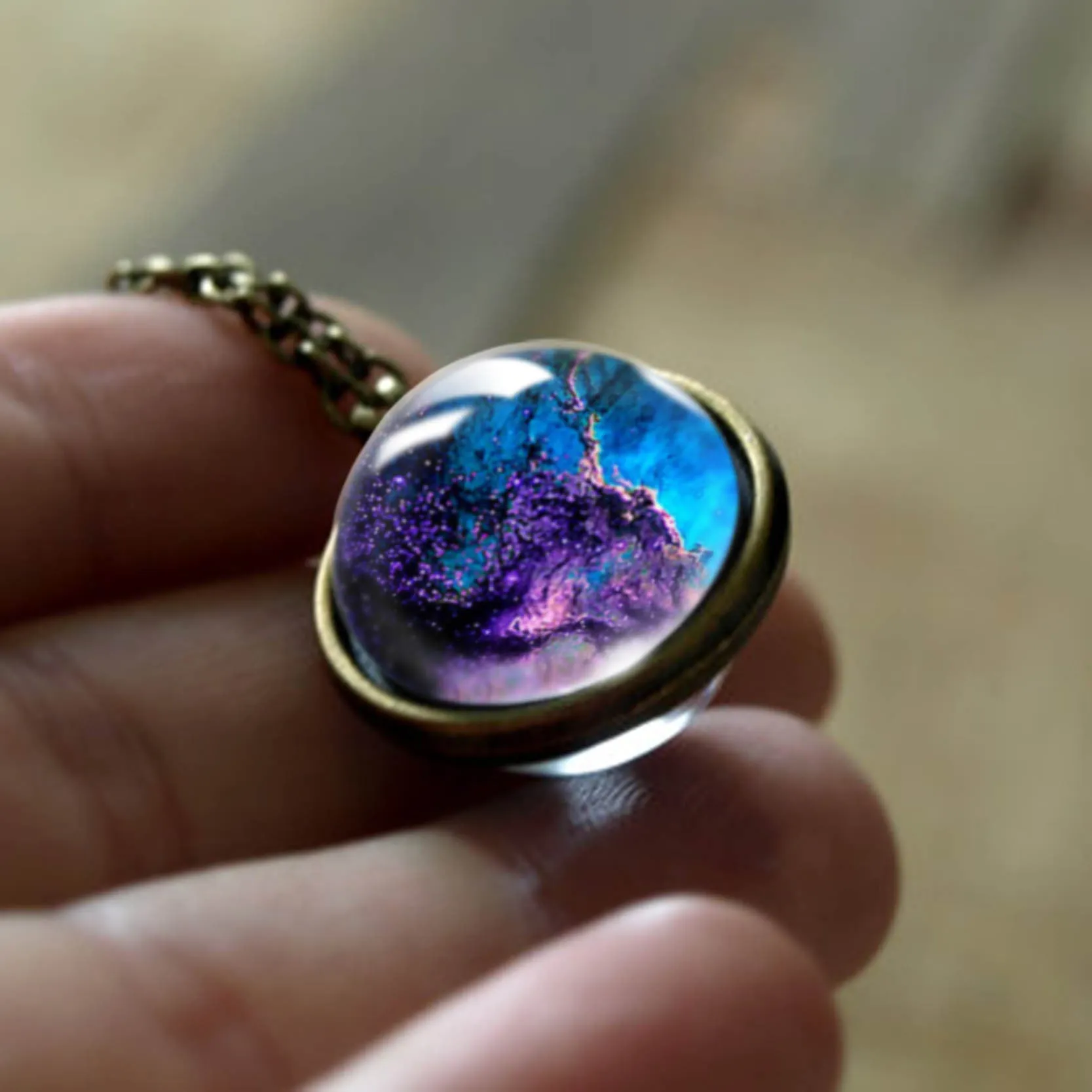 Wholesale Cosmic Glass Necklaces
