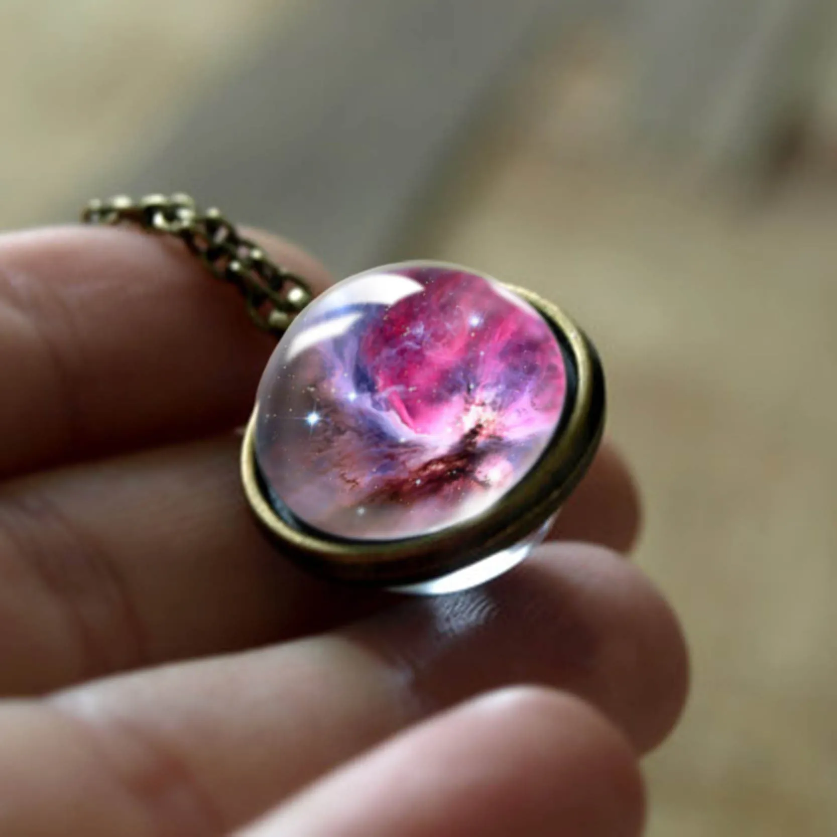 Wholesale Cosmic Glass Necklaces
