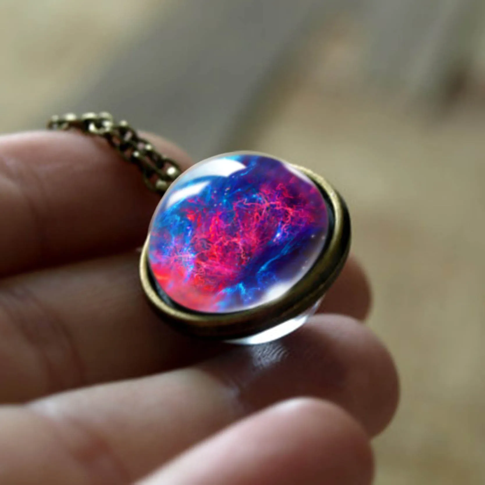 Wholesale Cosmic Glass Necklaces