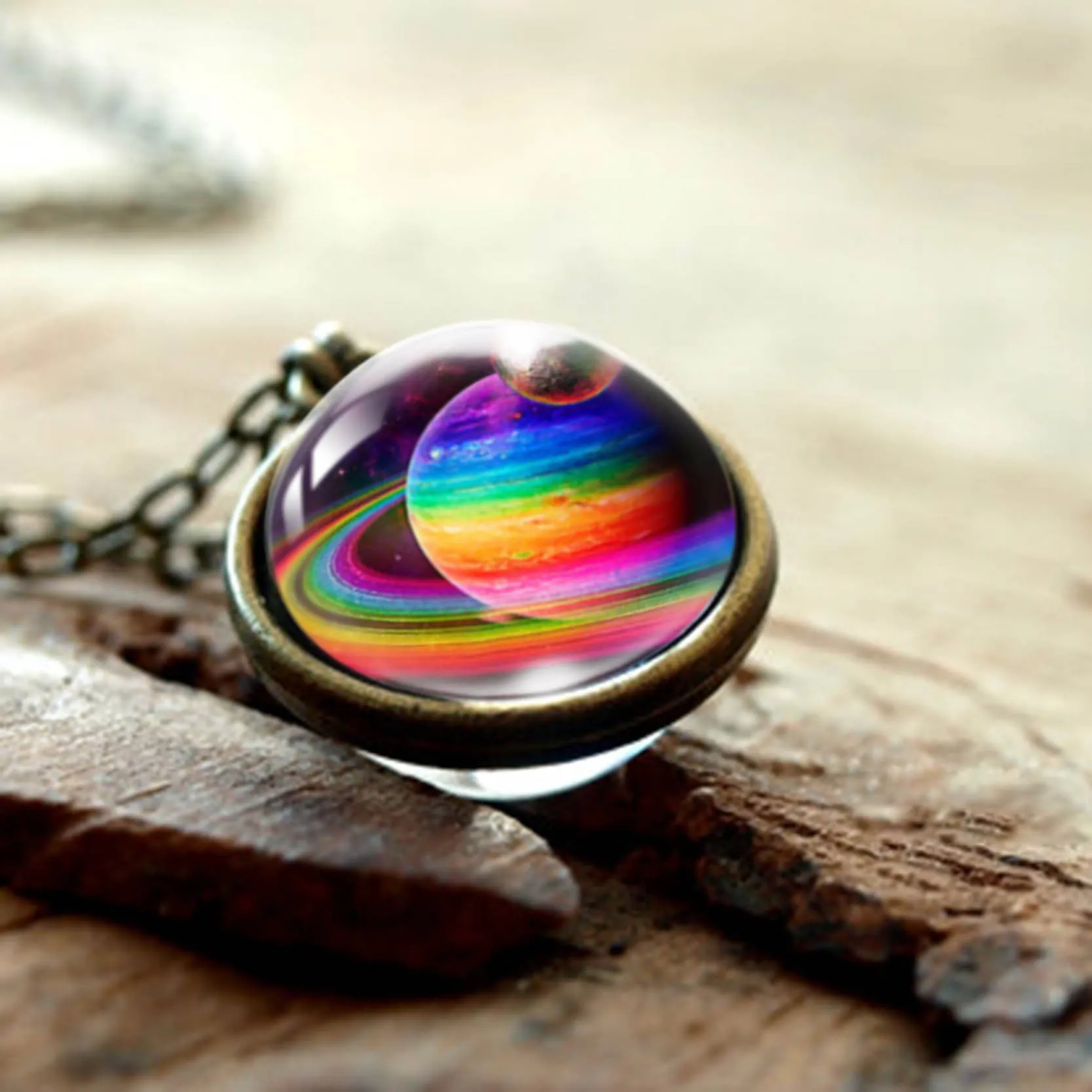 Wholesale Cosmic Glass Necklaces