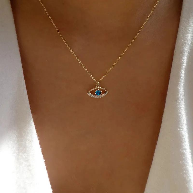Wholesale Devil Eye Alloy Necklaces