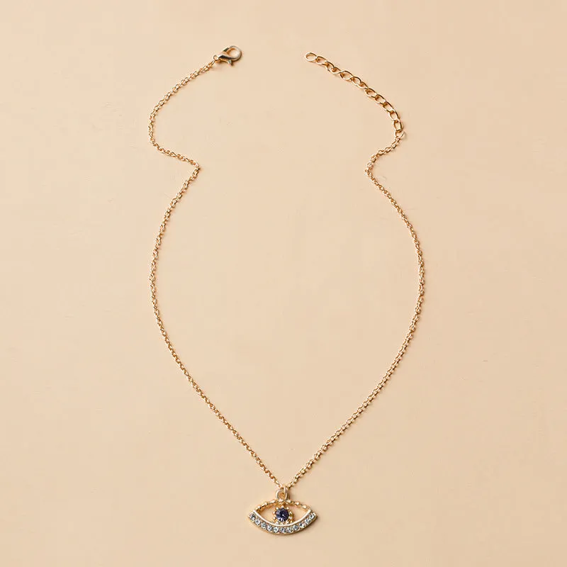 Wholesale Devil Eye Alloy Necklaces