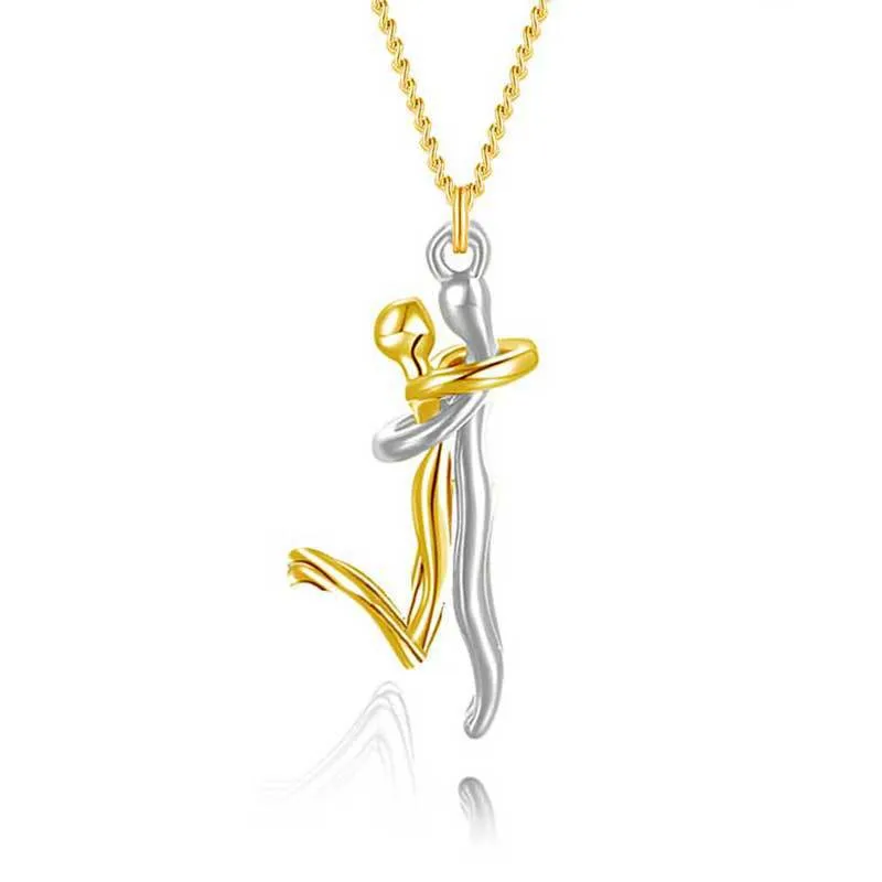 Wholesale Leg-crossing Hug Necklace