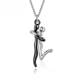 Wholesale Leg-crossing Hug Necklace