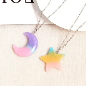Wholesale Star Moon Alloy Necklaces