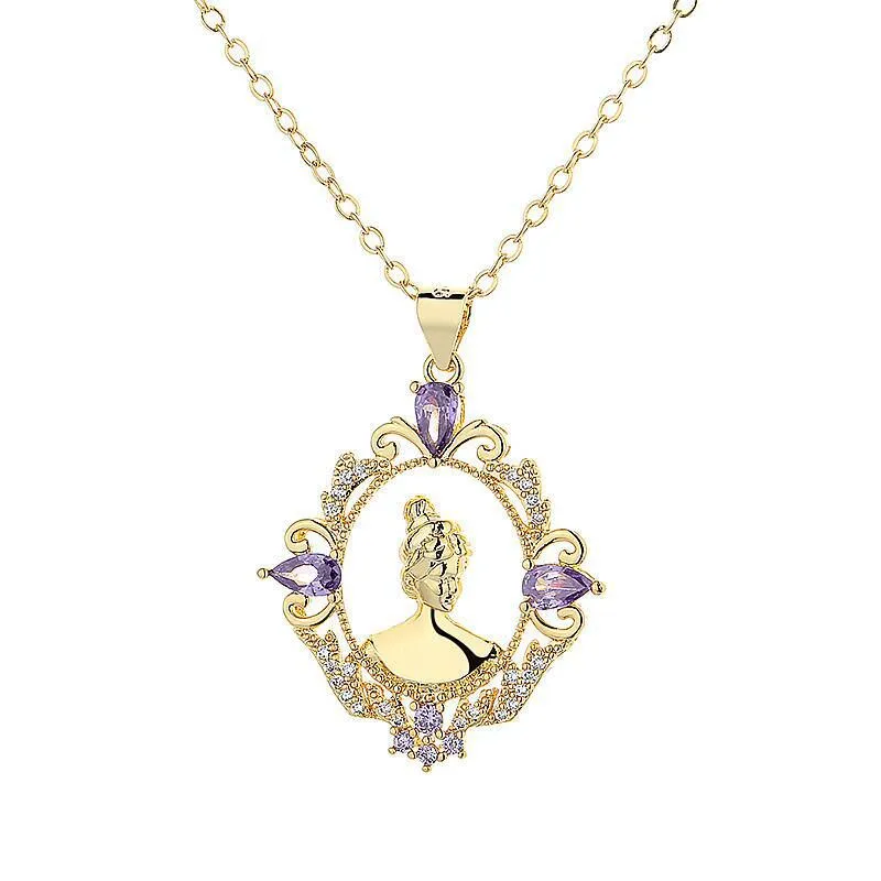 Wholesale Statue of Liberty Crystal Stone Necklaces
