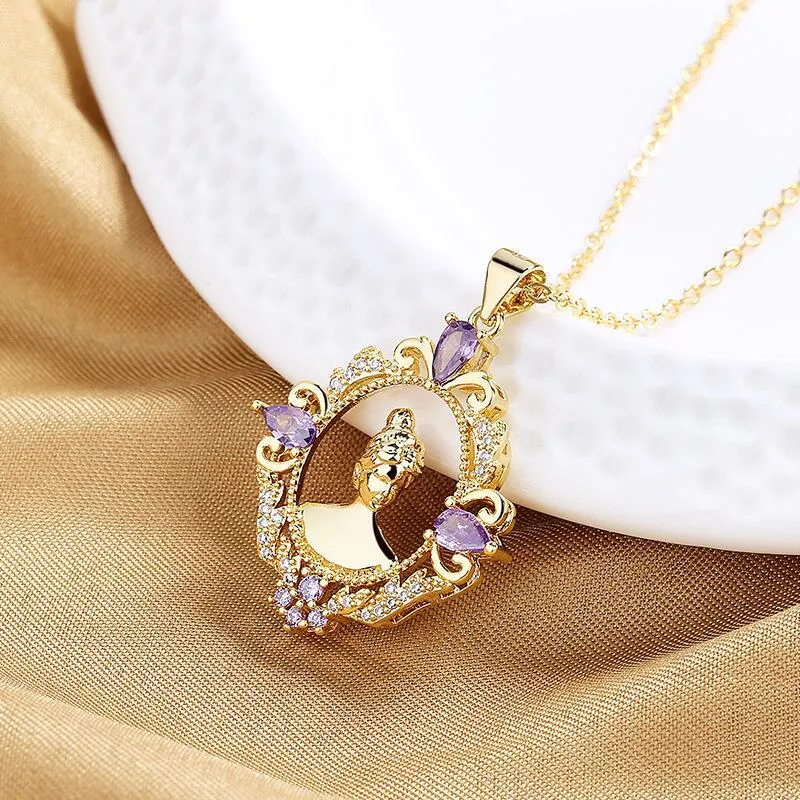 Wholesale Statue of Liberty Crystal Stone Necklaces