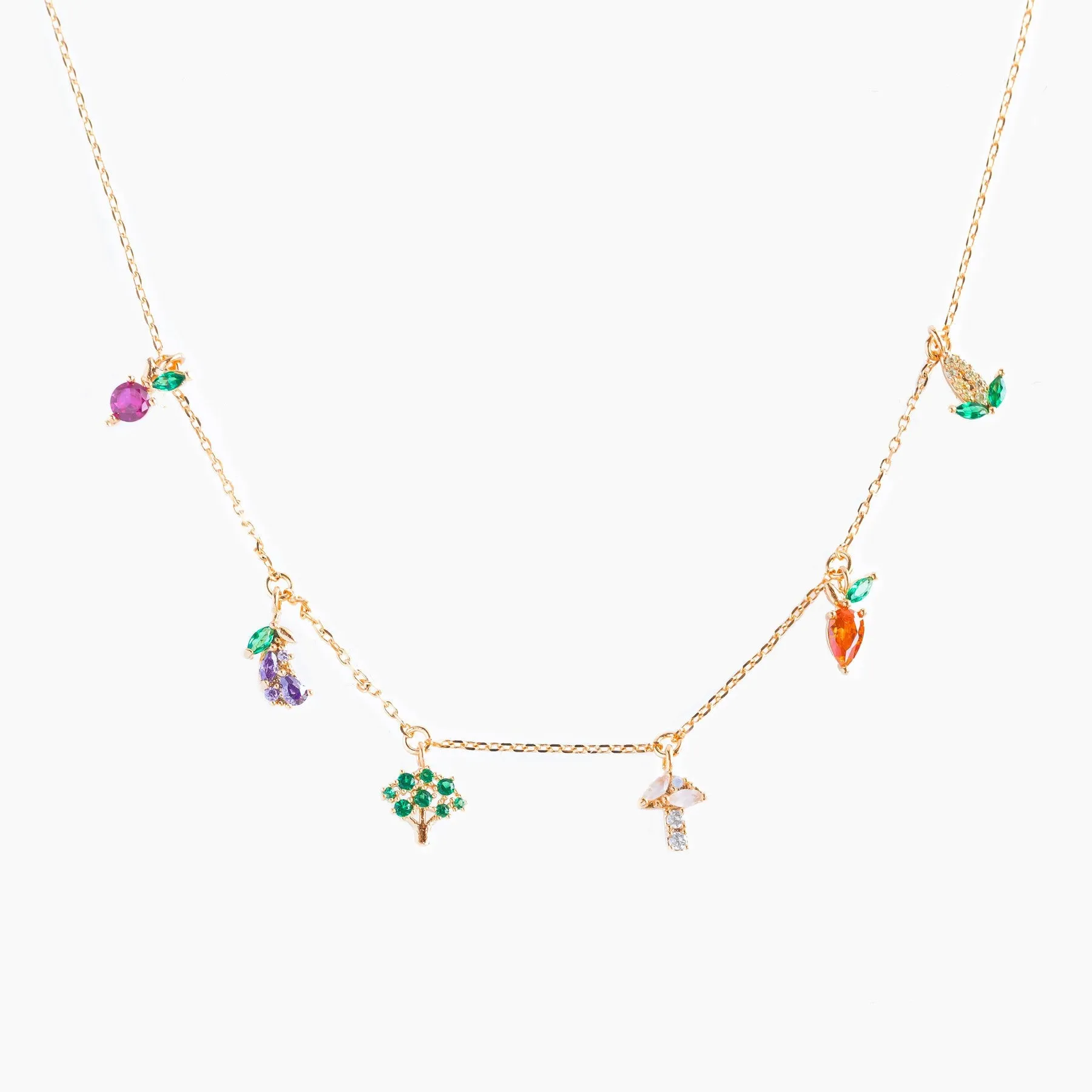 Wholesale Vegetable Copper Necklace