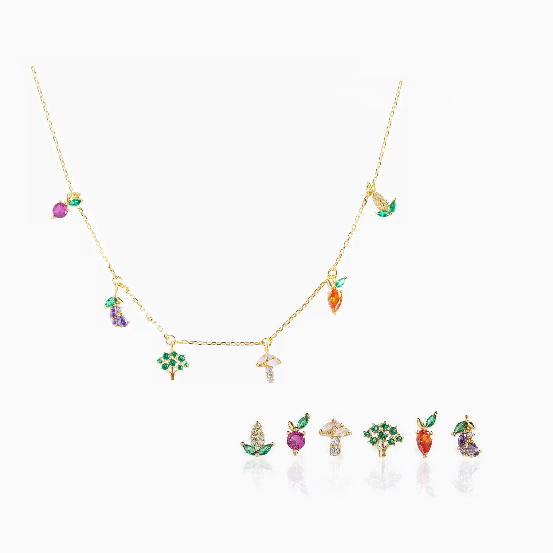 Wholesale Vegetable Copper Necklace