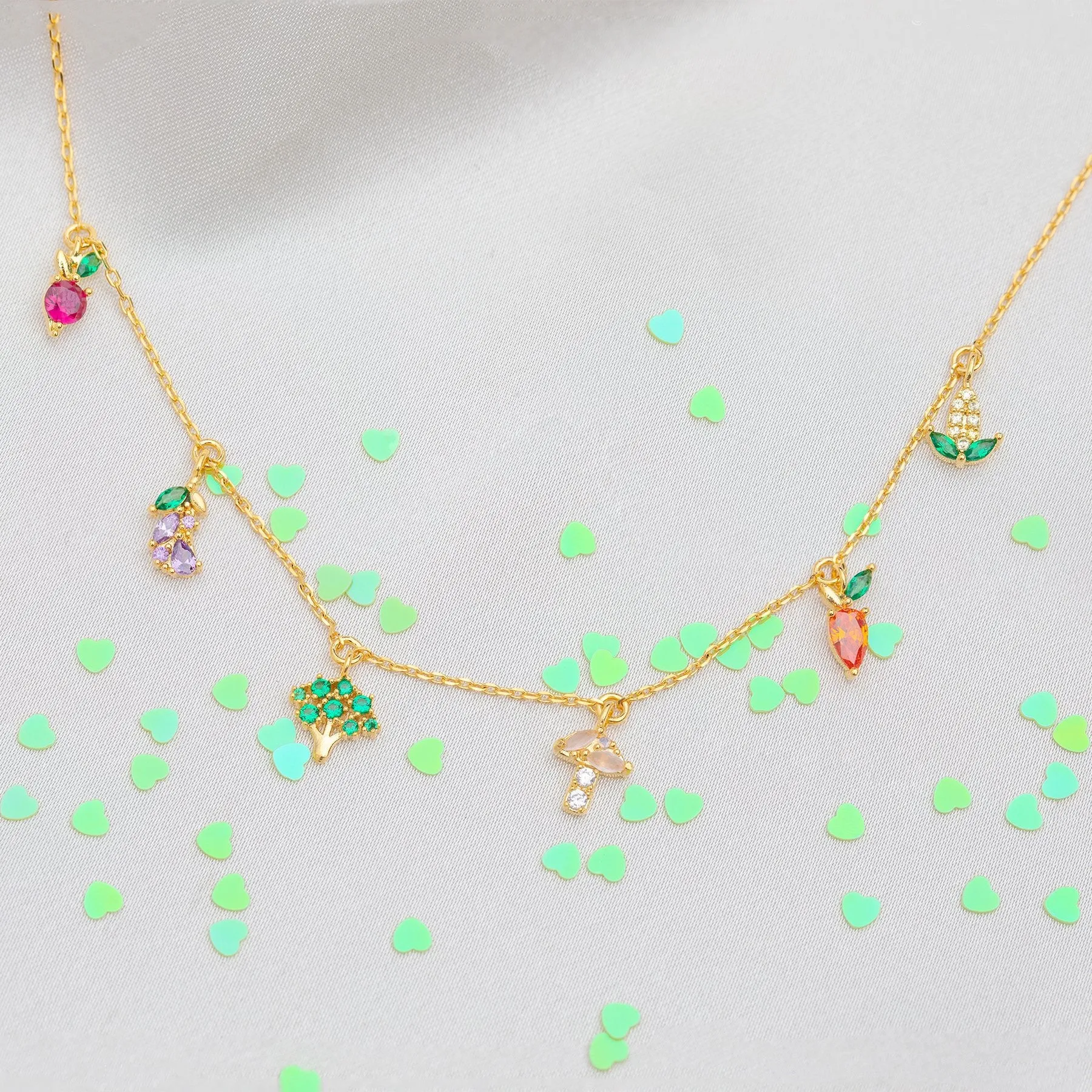 Wholesale Vegetable Copper Necklace