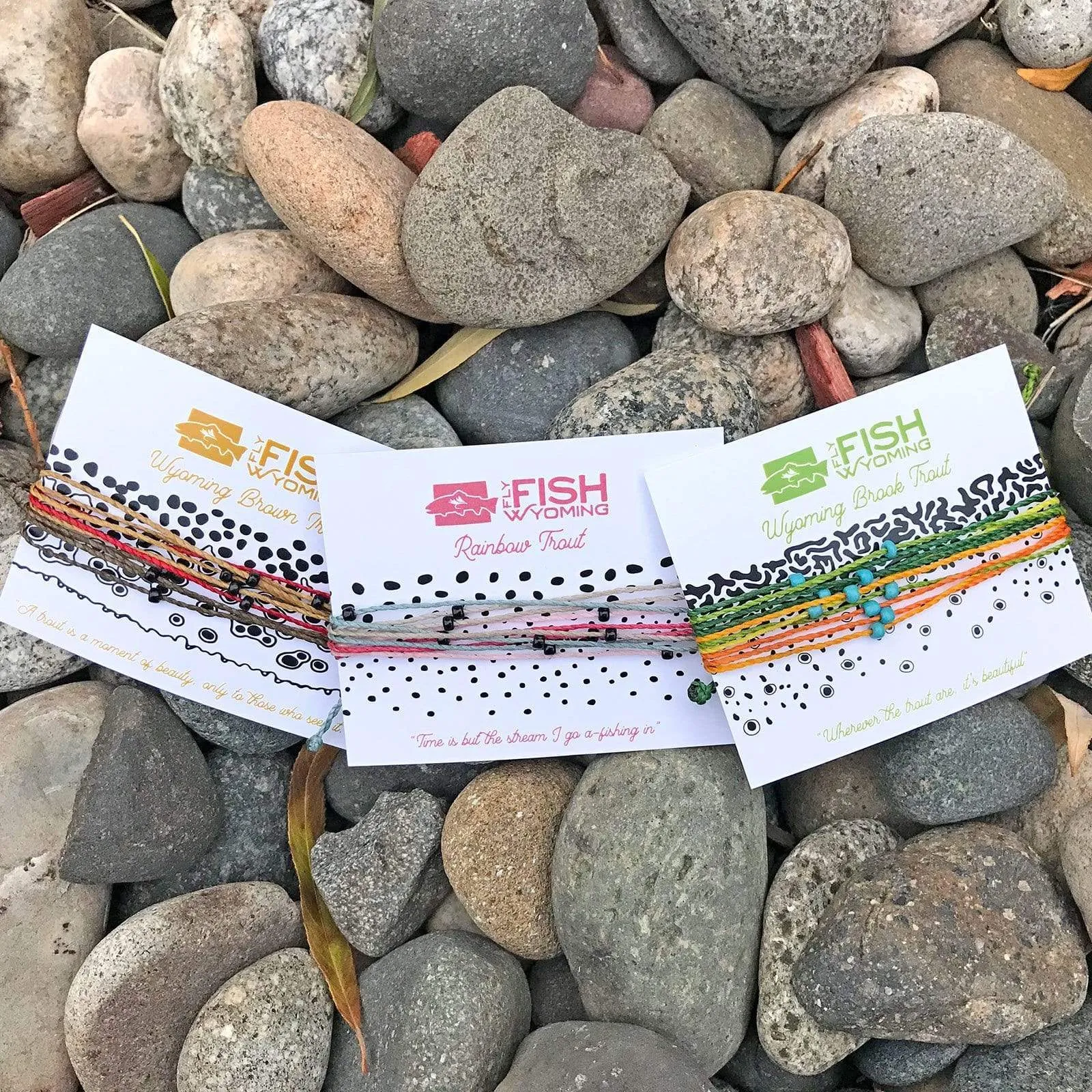 Wyoming Brown Trout Pattern Bracelet