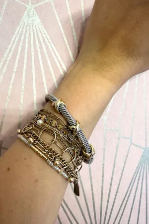 X Top Cable Bracelet